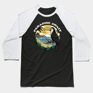 Paradise Await Baseball T-Shirt